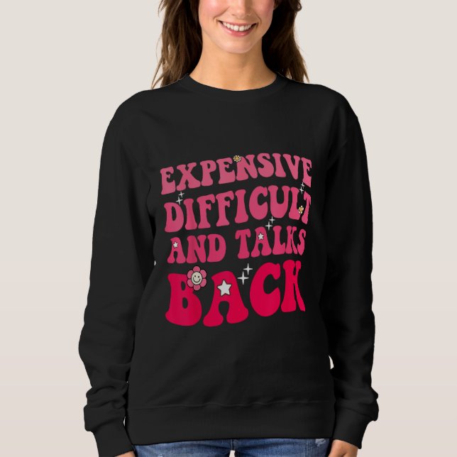 Camiseta Expensive Difficult And Talks Back Groovy Mothers  (Frente)