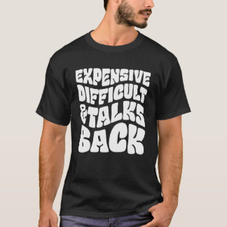 Camiseta Expensive Difficult And Talks Back Messy Bun Leopa