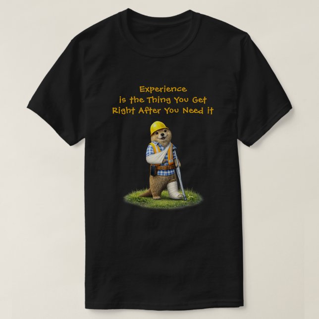 Camiseta "Experiência" (Frente do Design)