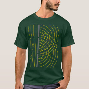 Camiseta Experiência da ciência da partícula da onda cla