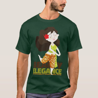 Camiseta Experiência de beleza e legância das bandas comerc