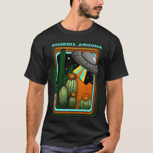 Camiseta Experiência de Ufo do Deserto de Arizona Phoenix