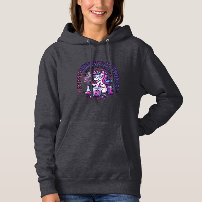 Camiseta Experiência de Unicórnio com Faíscas Corte Comerci (Frente)