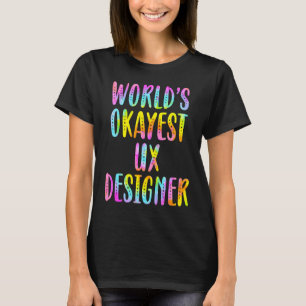 Camiseta Experiência de usuário da UI do designer UX mais l