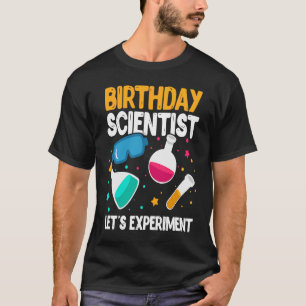 Camiseta Experiência de Vamos Cientista de Aniversário Ciên