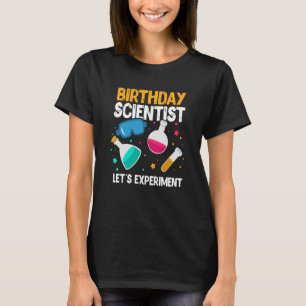 Camiseta Experiência de Vamos Cientista de Aniversário Ciên