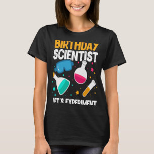 Camiseta Experiência de Vamos Cientista de Aniversário Ciên