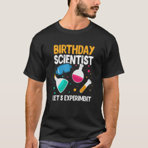 Camiseta Experiência de Vamos Cientista de Aniversário Ciên