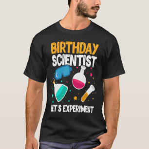 Camiseta Experiência de Vamos Cientista de Aniversário Ciên