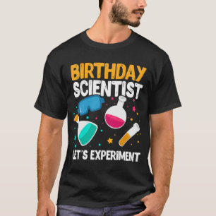 Camiseta Experiência de Vamos Cientista de Aniversário Ciên
