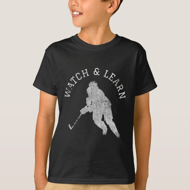 Camiseta Experiência divertida com jogadores de hóquei (Frente)
