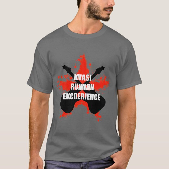 Camiseta Experiência quase do russo (Frente)