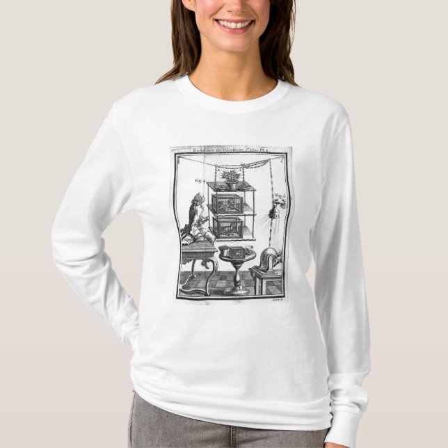 Camiseta Experimentação com a eletricidade (Frente)
