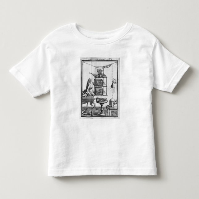 Camiseta Experimentação com a eletricidade (Frente)