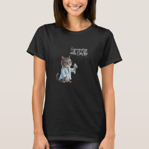 Camiseta Experimentando Com Cat Nip Design Divertido Amante