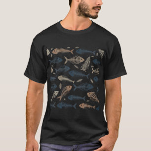 Camiseta Experimente a Moda Definitiva em Padrões Espinha d