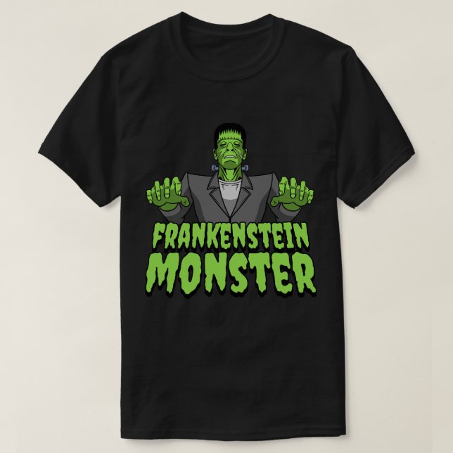 Camiseta Experimente o clássico Frankenstein Vintage (Frente do Design)