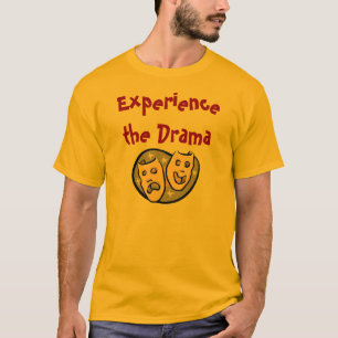 Camiseta Experimente o drama com KBP sobre para trás