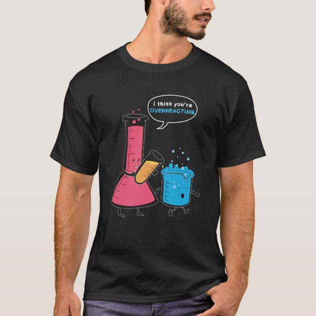 Camiseta Experimento científico engraçado (Frente)