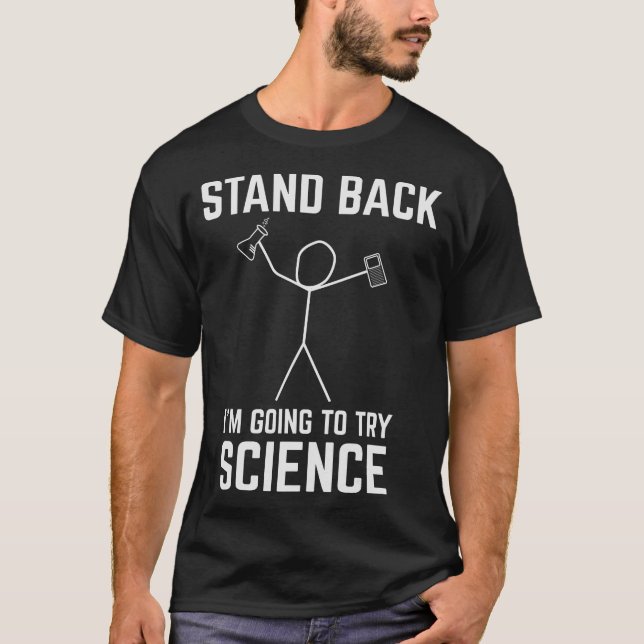 Camiseta Experimento de laboratório de química S2 (28) (Frente)