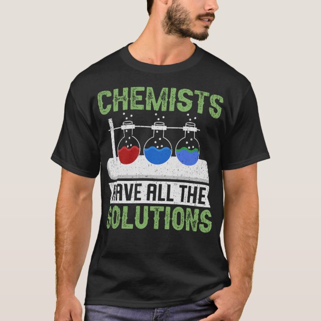 Camiseta Experimento de laboratório de química S2 (55) (Frente)