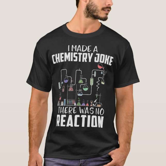 Camiseta Experimento de laboratório de química S2 (8) (Frente)