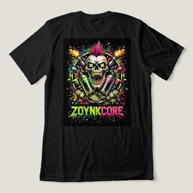 Camiseta Experimento ZOYNKLAB 0047247 Zoynkcore (Verso do Design )