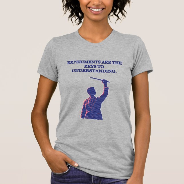 Camiseta Experimentos São Chaves para Entender a Ciência (Frente)