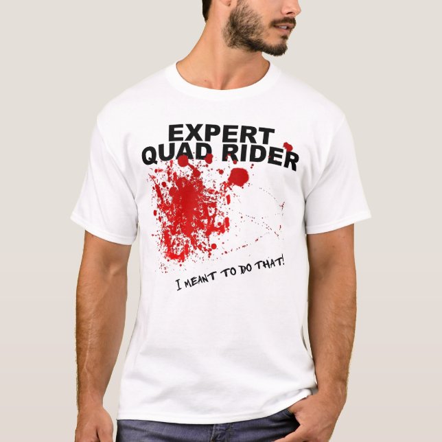 Camiseta Expert Bloody Funny Quad ATV (Frente)
