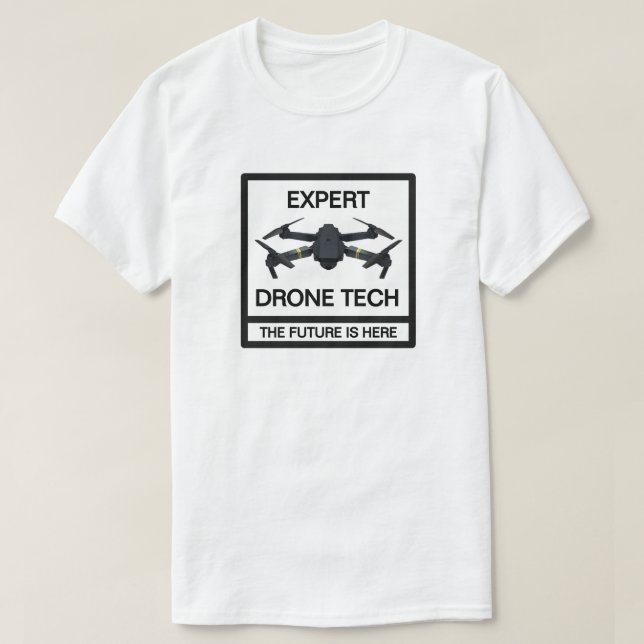 Camiseta Expert Drone Tech™ (Frente do Design)