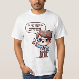 Camiseta Explicações corretas