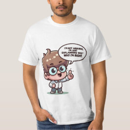 Camiseta Explicações corretas