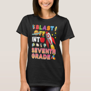 Camiseta Explodir Para O Foguete 7 De Volta Para O Garoto E