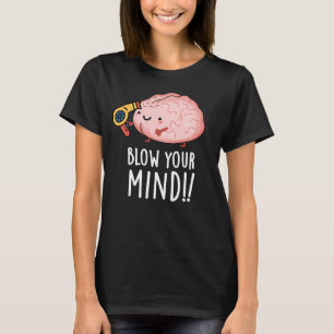 Camiseta Explodir Sua Mente Piada Cerebral Punho Fundo Escu