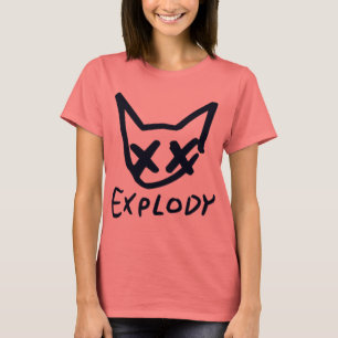 Camiseta Explody o gato