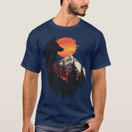 Camiseta Exploração Clássica De Trilhos E Natureza