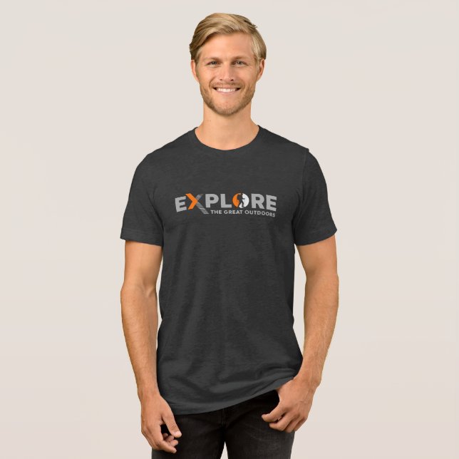Camiseta Exploração da Natureza (2) | Homens (Frente Completa)