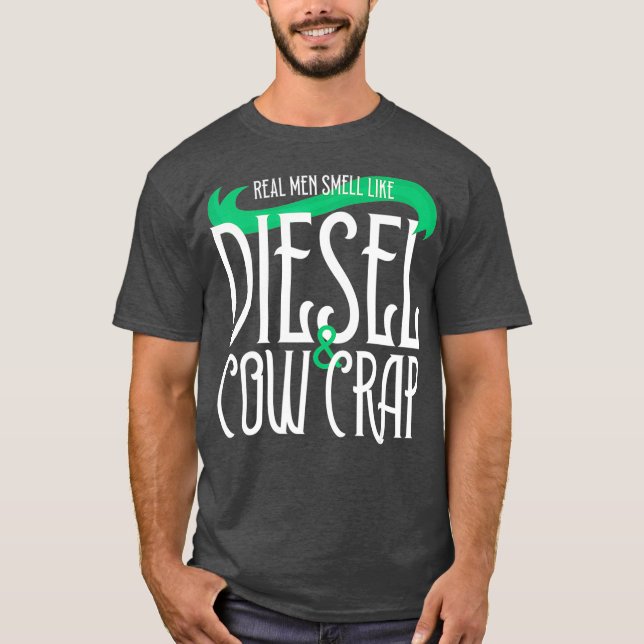 Camiseta Exploração Engraçada De Trator De Agricultura (Frente)