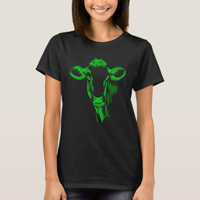 Camiseta Explorações de criação de vacas de criação de gado (Frente)