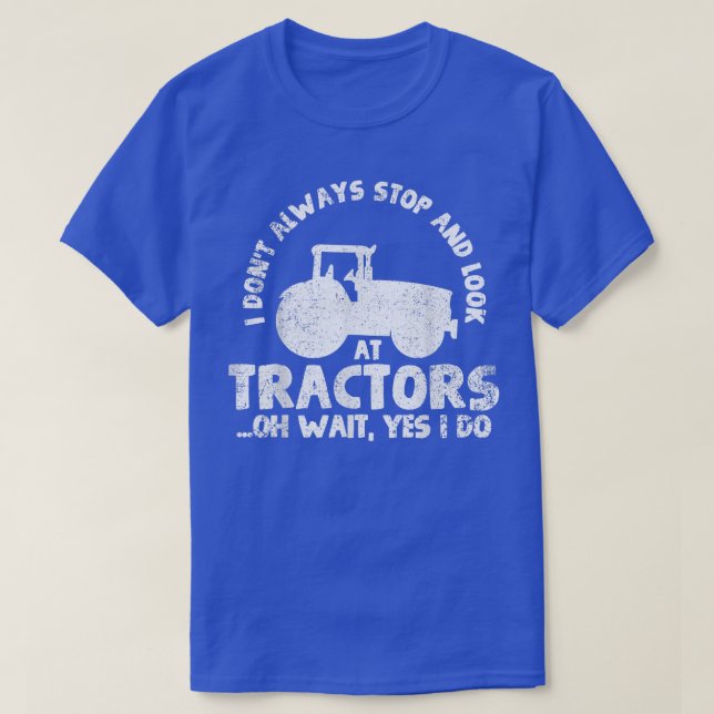 Camiseta Explorações de fabrico de tratores para a criação  (Frente do Design)