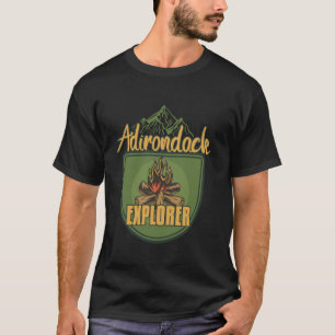 Camiseta Explorador Adirondack Montanha Caminhada Acampamen
