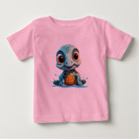 Explorador Aquático Adorável: Tartaruga do Mar Beb