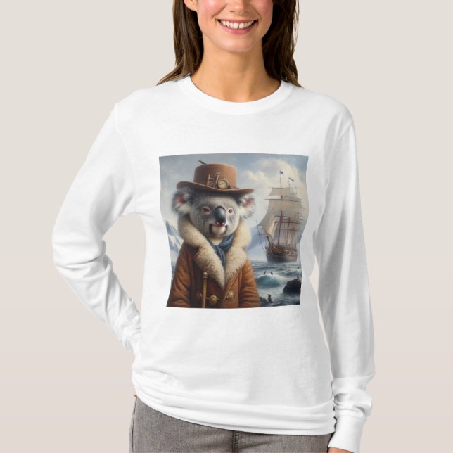Camiseta Explorador Ártico de Koala (Frente)