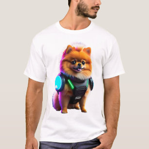 Camiseta Explorador Cibernético Pomerânia do Futuro