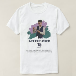 Camiseta Explorador de Arte Tela de Poster Artístico - Desp