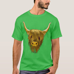 Camiseta Explorador de bovinos de raça pura da Escócia