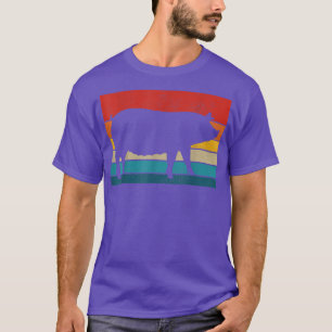 Camiseta Explorador de Criação de Porcos Retro-Fazendas Pig
