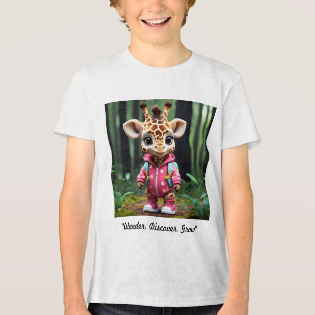 Camiseta "Explorador de Girafa" (Frente)
