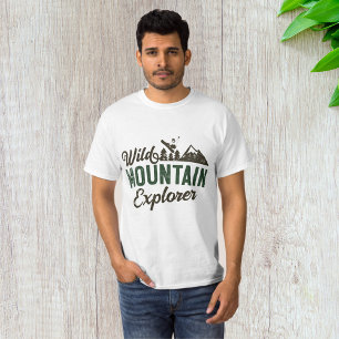 Camiseta Explorador de Montanha Selvagem
