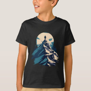 Camiseta Explorador de Pico de Montanha Design - Escalada e
